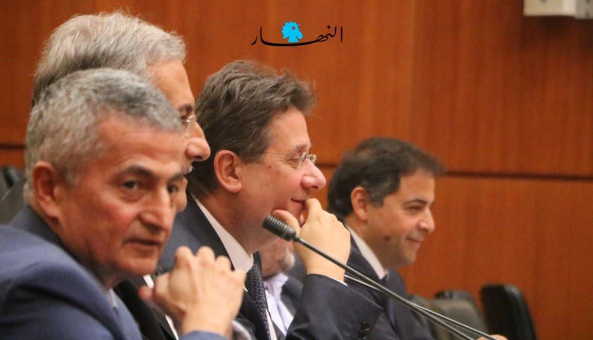 جلسة للجنة المال والموازنة لمناقشة التقرير الأولي للتدقيق الجنائي بحضور منصوري (صور)