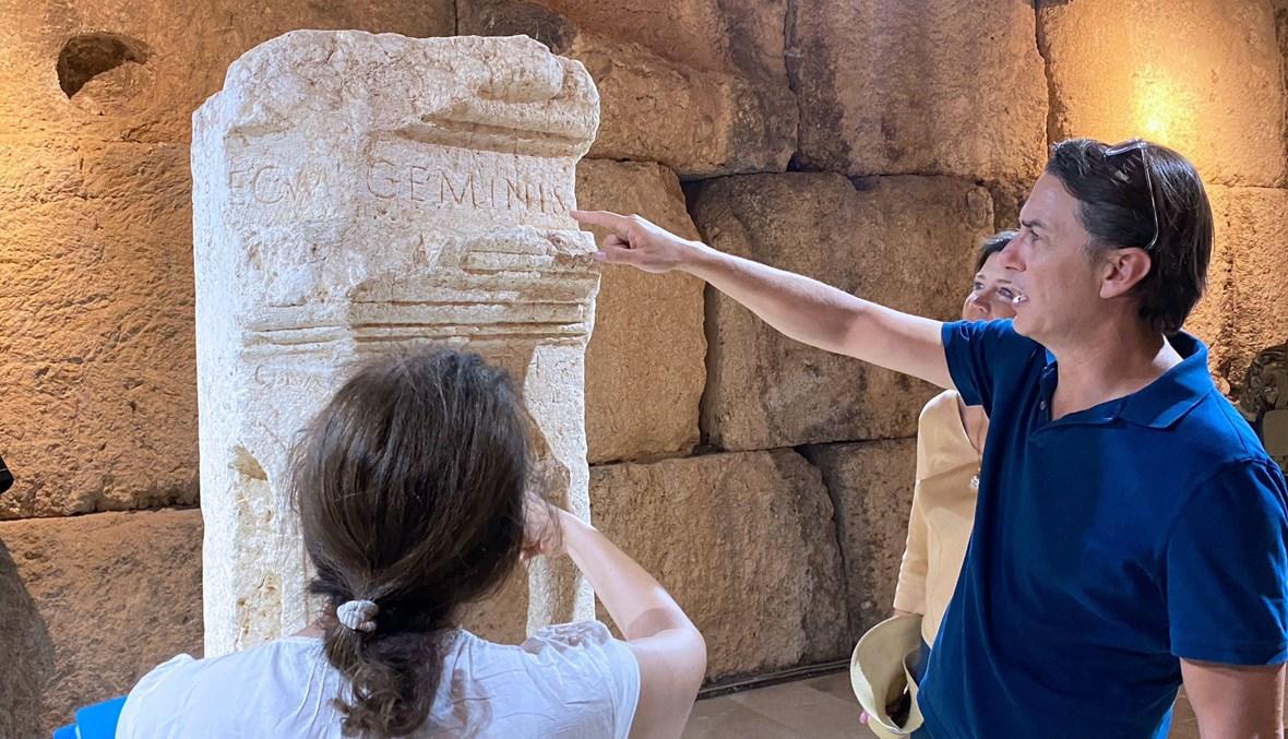 السفارة الأميركية في بيروت تنشر صور هوكشتاين في بعلبك: ملتزمون الحفاظ على التراث الثقافي
