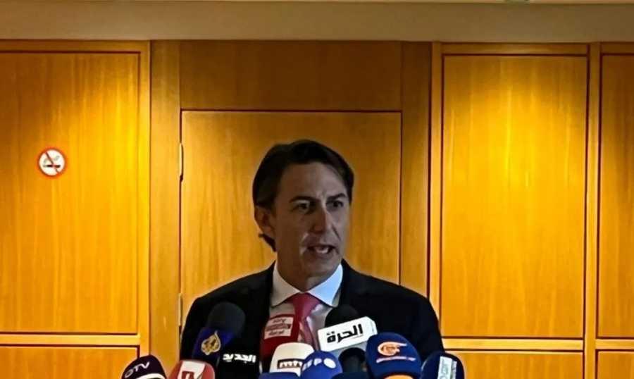  الموفد الاميركي آموس هوكشتاين ساح في بعلبك: التنقيب بداية الاستثمارات وأنا إيجابي.. بوحبيب: لبنان جاهز لتثبيت الترسيم البري