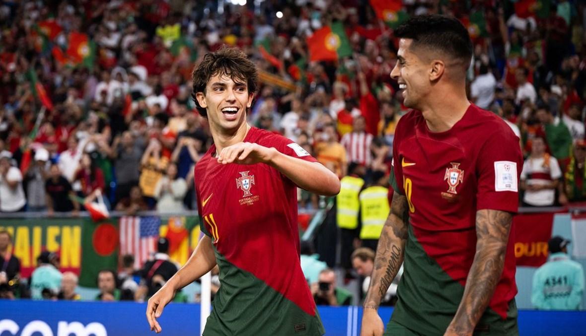 برشلونة يعزز صفوفه بالبرتغاليين جواو فيليكس وكانسيلو