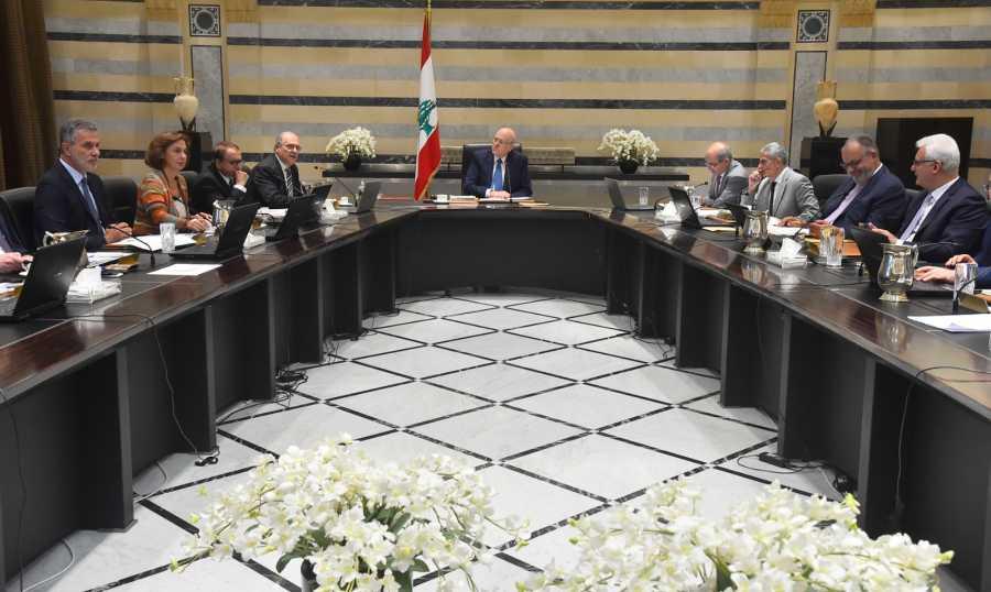 ميقاتي في مجلس الوزراء: جلسة للنزوح السوري الاسبوع المقبل