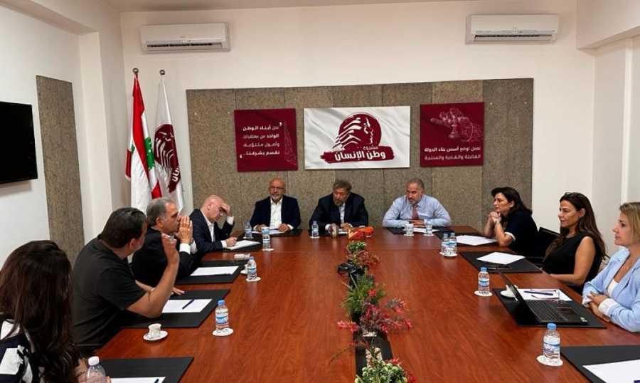 مشروع وطن الإنسان ناقش موجات النزوح الجديدة ومعارك عين الحلوة