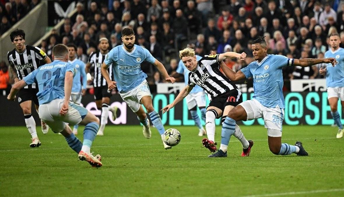 نيوكاسل يطيح مانشستر سيتي من الدور الثالث في كأس الرابطة