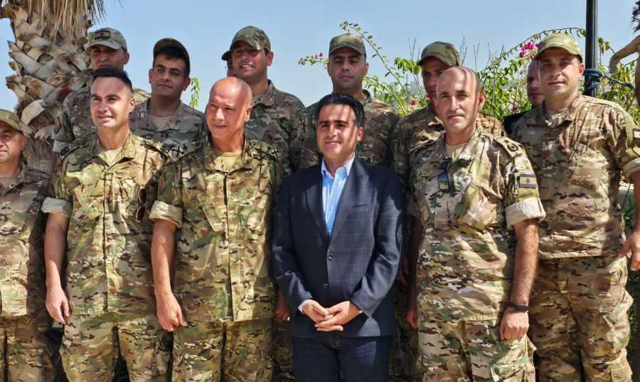 حمية يتفقّد موقع مسح الجيش للمُلك البحري في الجيّة: أهدافنا وطنيّة صرفة