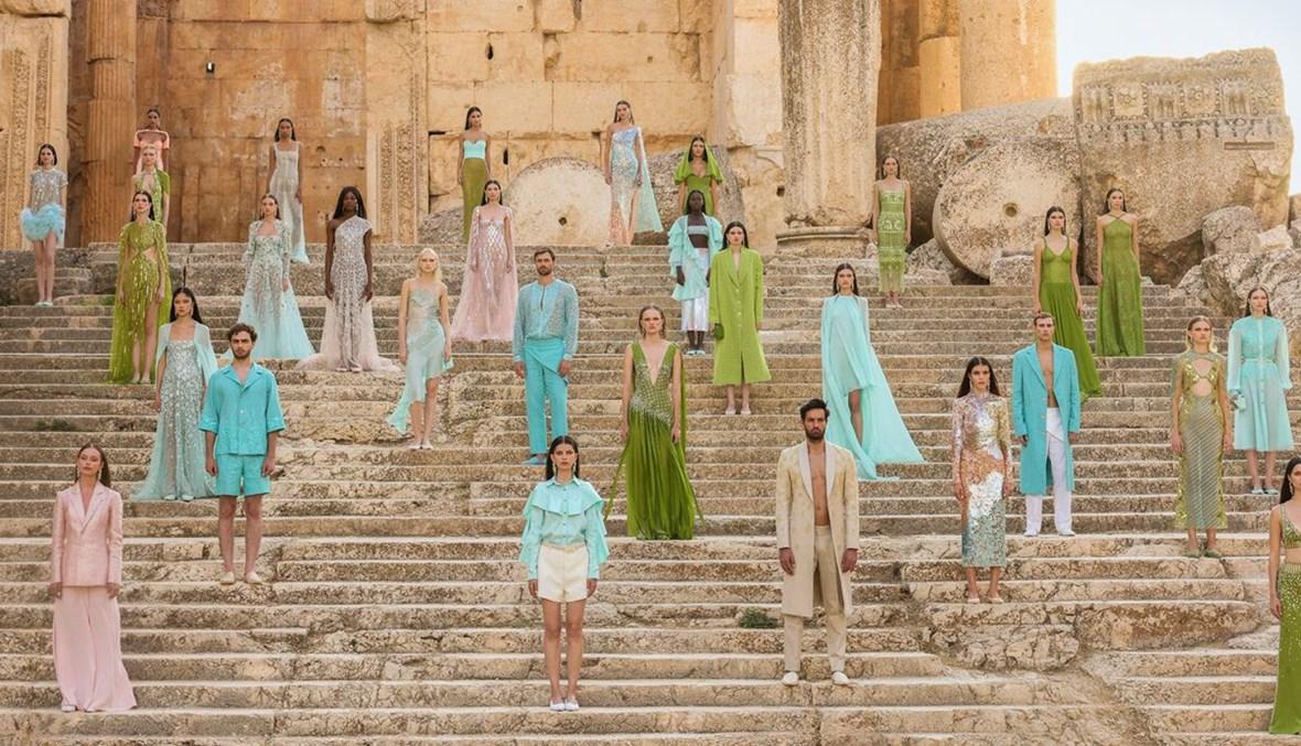 آلهة الحبّ تتجسّد في مجموعة جورج حبيقة الرائعة على مدرّج بعلبك (صور وفيديو)