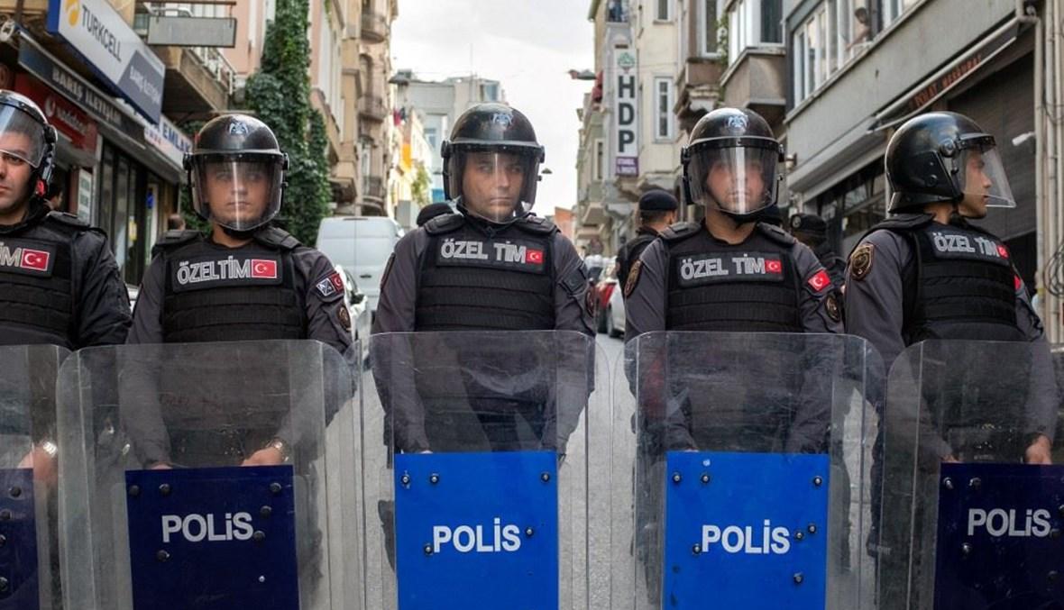 الشرطة التركية تُلقي القبض على 90 شخصاً للاشتباه في صلتهم بمسلحين أكراد