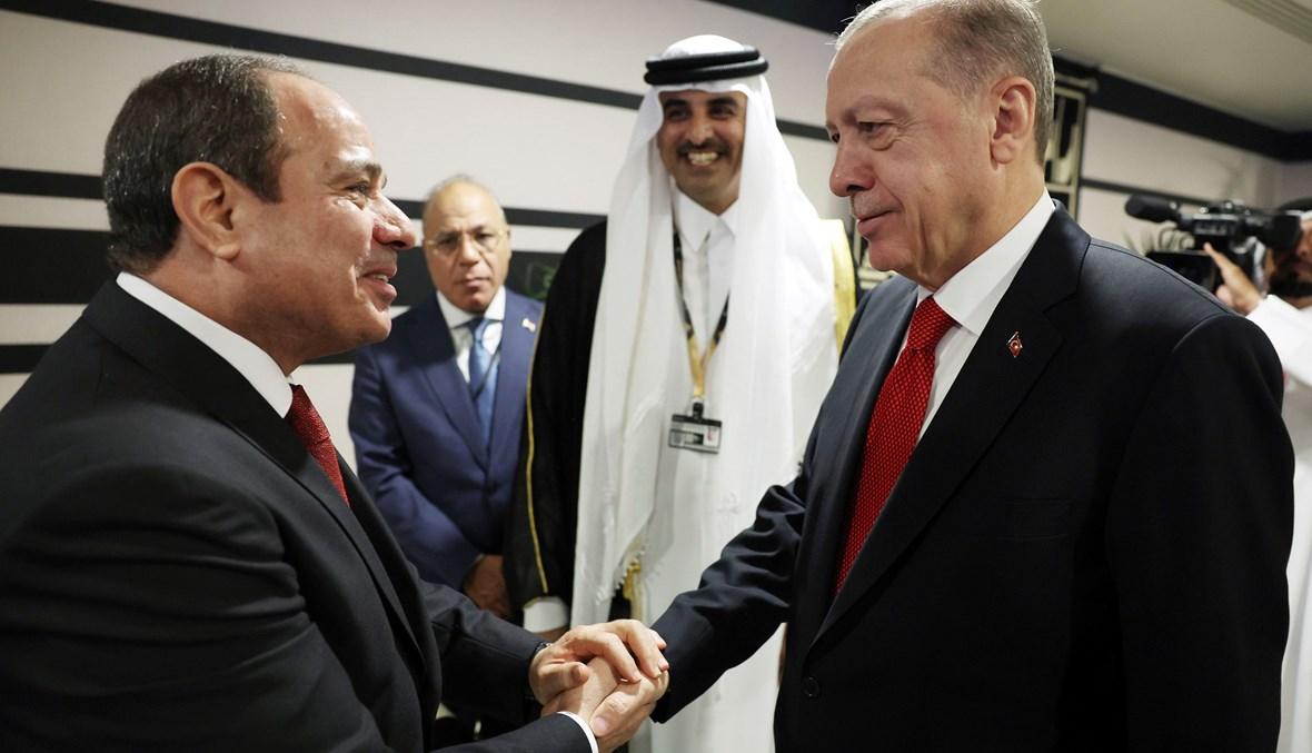 الرئاسة المصرية: السيسي وأردوغان يحثان حماس وإسرائيل على إنهاء العنف فورا
