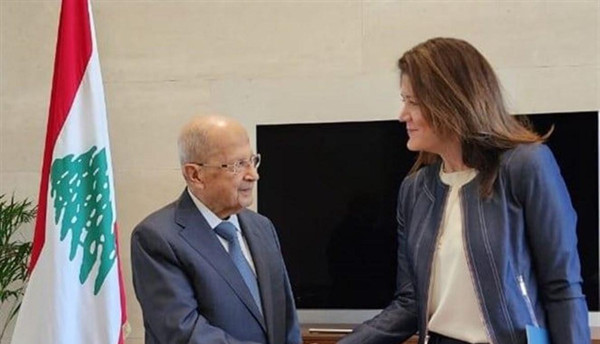 الحرب الدائرة في غزة وخطر توسّعها بين عون وشيا في الرابية