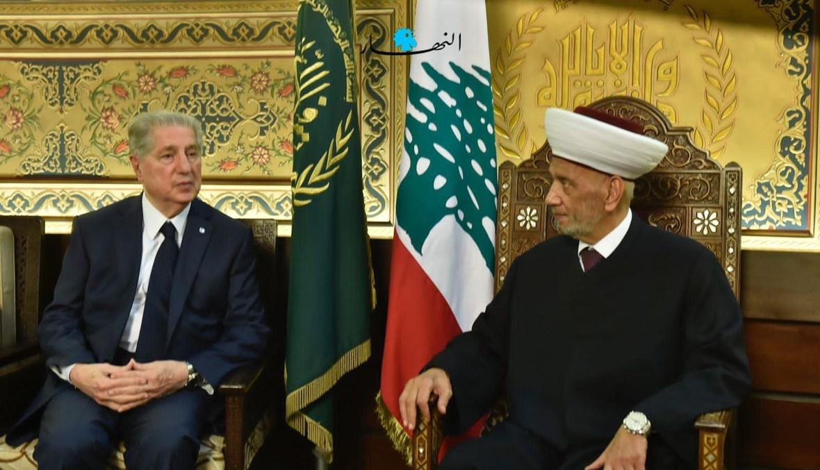 المفتي دريان يستقبل الرئيس الجميّل