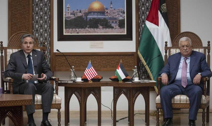 بلينكن يلتقي محمود عباس في زيارة غير معلنة إلى الضفة الغربية