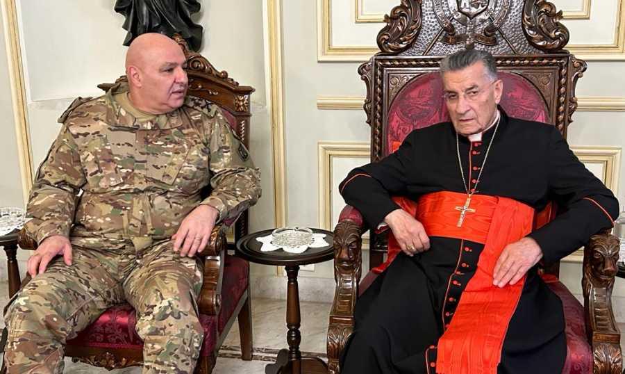 لبطريرك الراعي يلتقي قائد الجيش