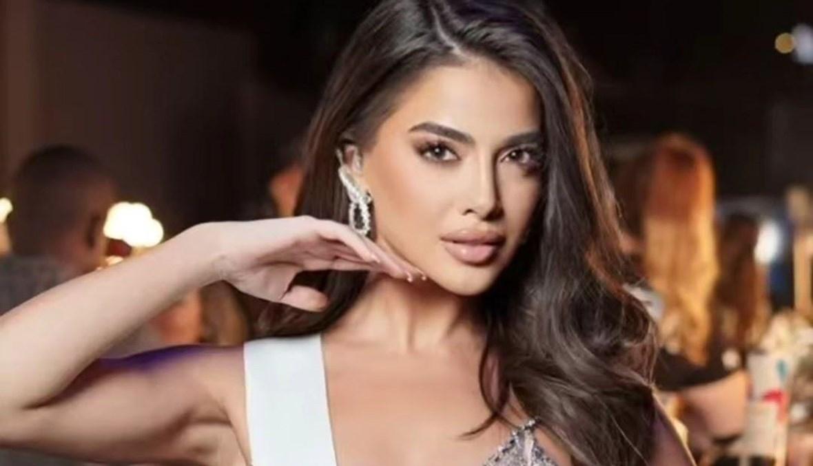 مايا أبو الحسن المرشّحة لملكة جمال الكون تطلّ بفستان جميل ولكن مرئي (صور وفيديو)