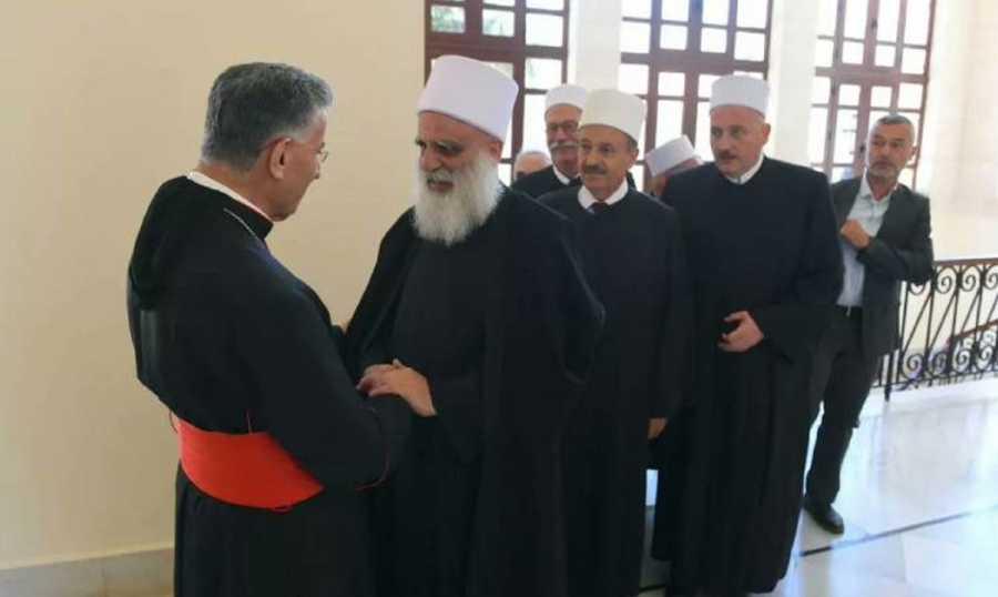 شيخ العقل اتصل بالبطريرك الراعي متضامناً ودعا إلى تضافر الجهود وإنقاذ الوطن