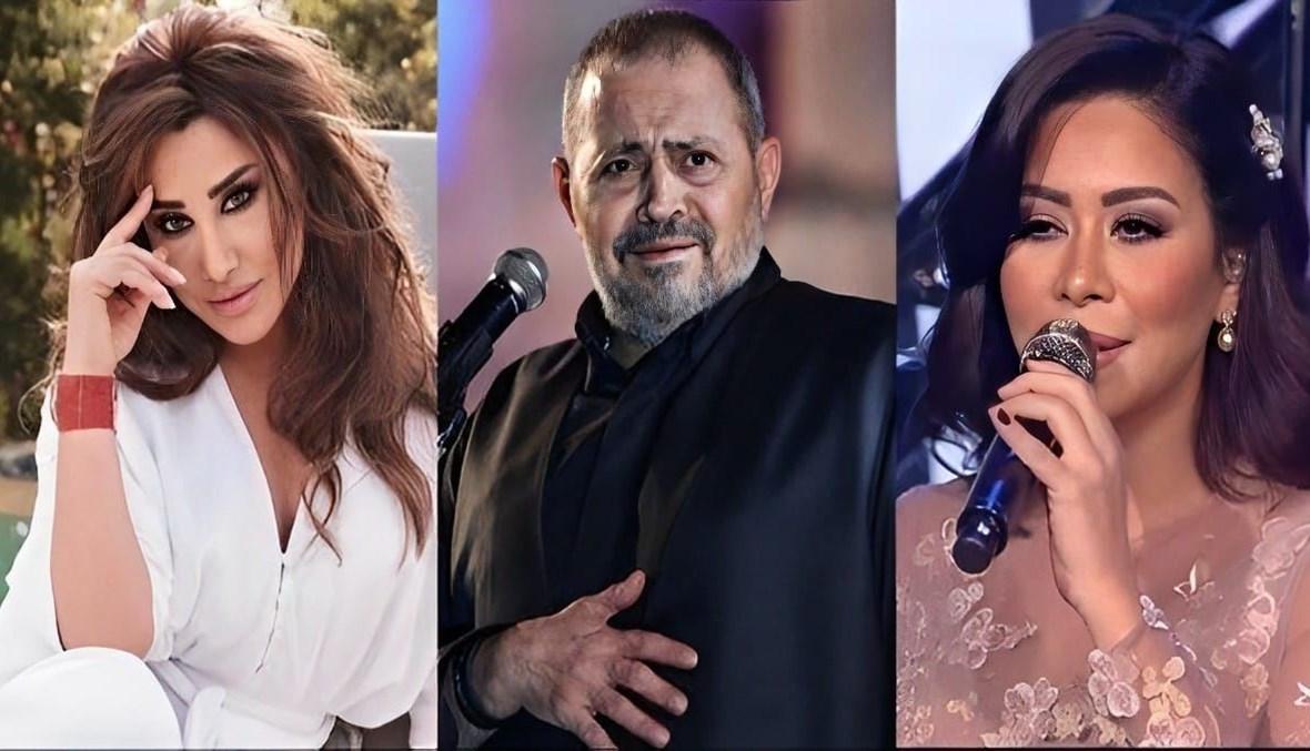 شيرين وجورج وسوف ونجوى كرم يحتفلون بالعام الجديد في الإمارات
