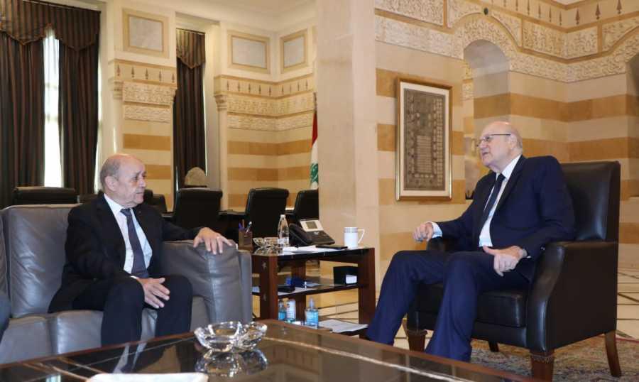 لودريان يجول على المسؤولين: نهدف الى تجديد التأكيد على موقف اللجنة الخماسية