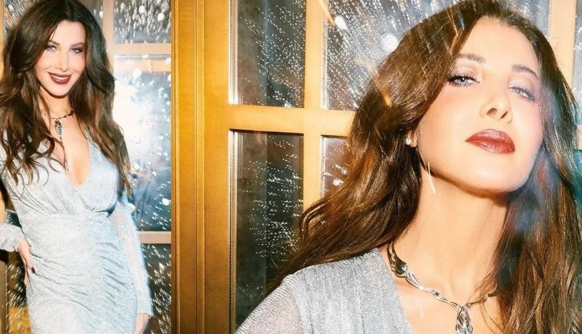 نانسي عجرم كالفراشة بالفستان الميتاليكي في مهرجان البحر الأحمر(فيديو وصور)