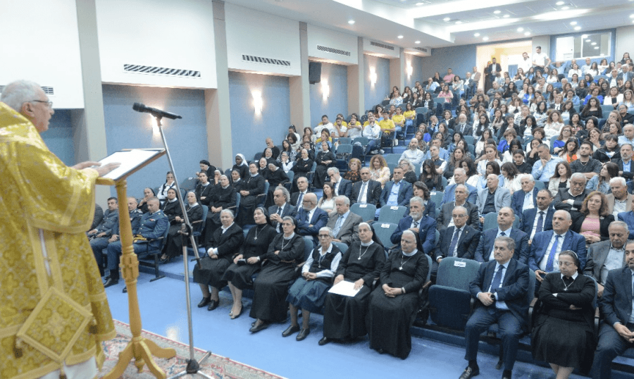العبسي يرأس قداسا لمناسبة المئوية الثالثة على إعادة الشركة بين كنيستي أنطاكية الملكية وروما في جون الشوف