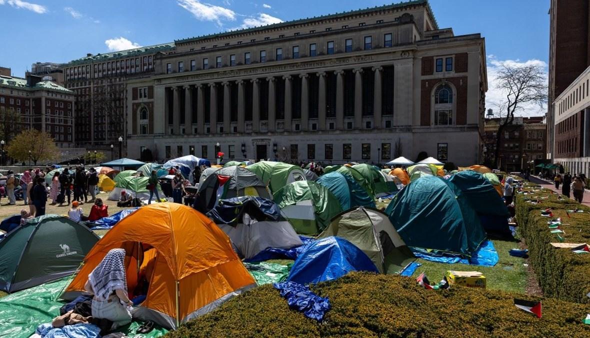 استقبال جونسون بصيحات استهجان في جامعة كولومبيا... التظاهرات المؤيّدة لفلسطين تتواصل في الجامعات الأميركية