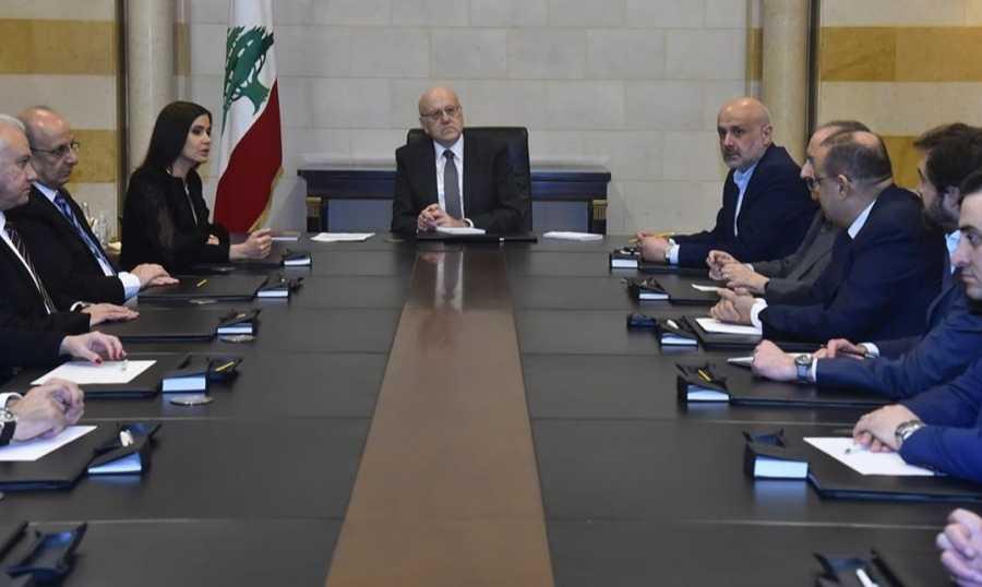 ميقاتي يستقبل "الجمهورية القوية" بحضور مولوي والبيسري.. وملف النازحين السوريين على طاولة