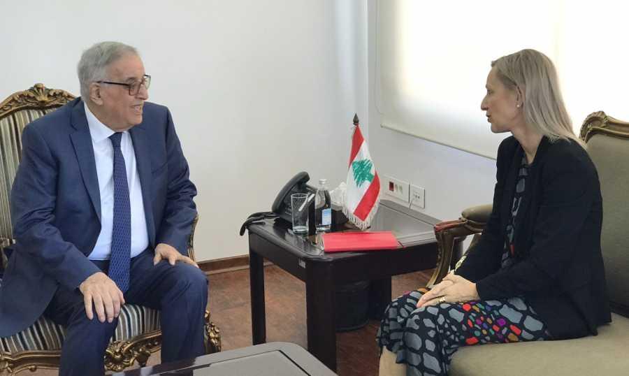 أوضاع الجنوب وملف الأونروا على طاولة بوحبيب