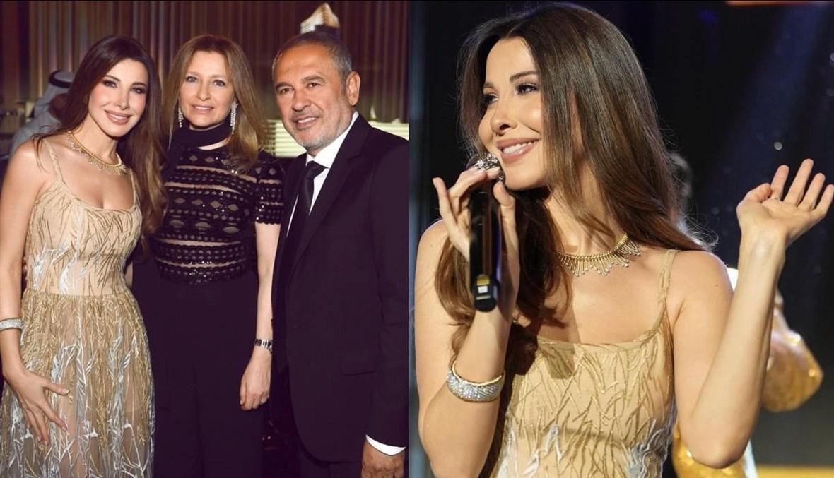 نانسي عجرم تتألّق بالذهبي... وتعلن الإسم المفضّل لابنةٍ رابعة 
