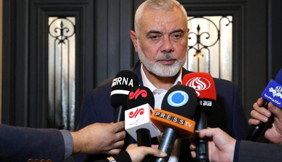 هنية: تعديلات إسرائيل على مقترح وقف إطلاق النار أدت للجمود الحالي