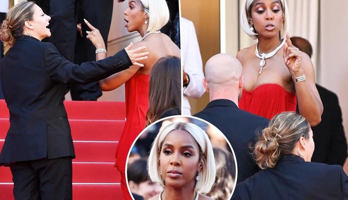 في مهرجان كان السينمائي... كيلي رولاند توبّخ حارسة أمن