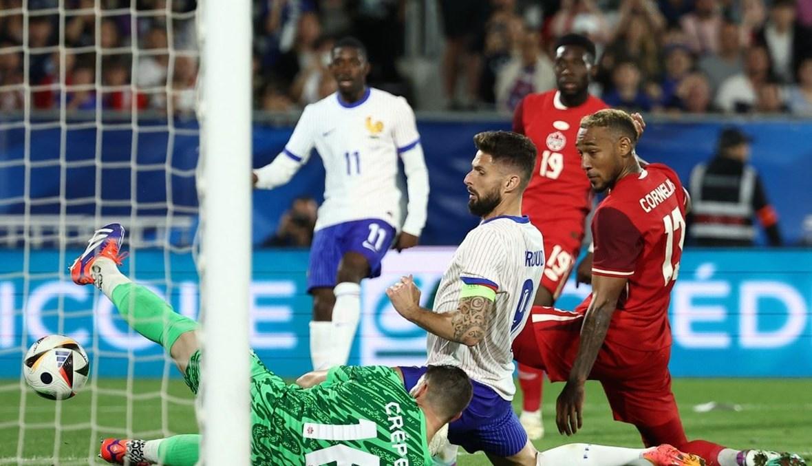 فرنسا تتعادل سلبيا مع كندا قبل بدء منافسات يورو 2024