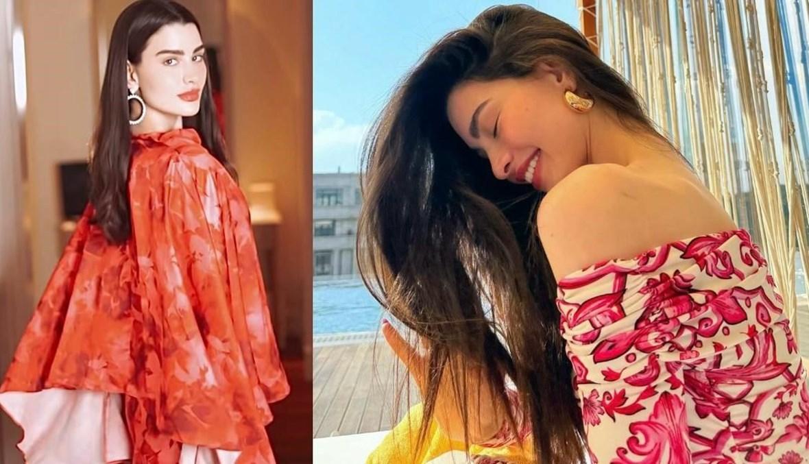 روان بن حسين عارية الكتفيْن والقدميْن بفستان "مايوركا" وأزياء أخرى ملهمة للعيد 