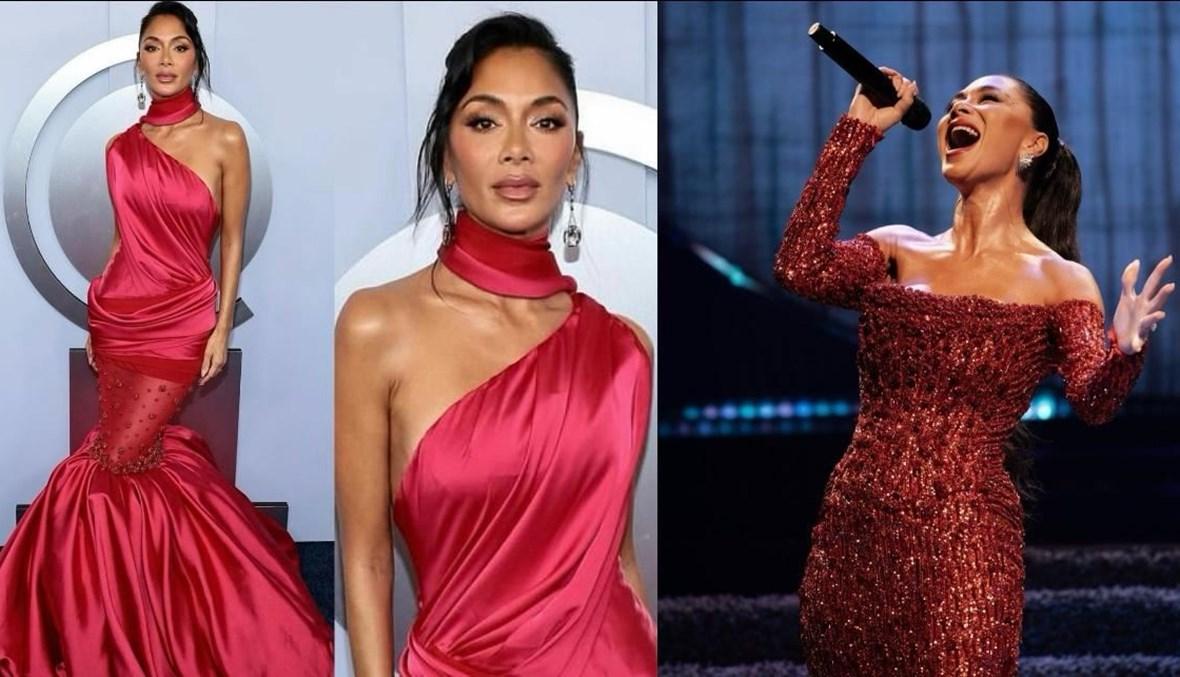 نيكولا جبران يترك بصمته على إطلالتيْ نيكول شيرزينغر في حفل جوائز Tony Awards