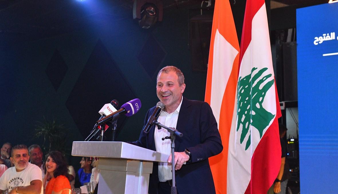 باسيل: "التيار" يعمل لإبعاد الحرب ولا ننسى ماذا فعلت إسرائيل بلبنان وبجسور كسروان؟