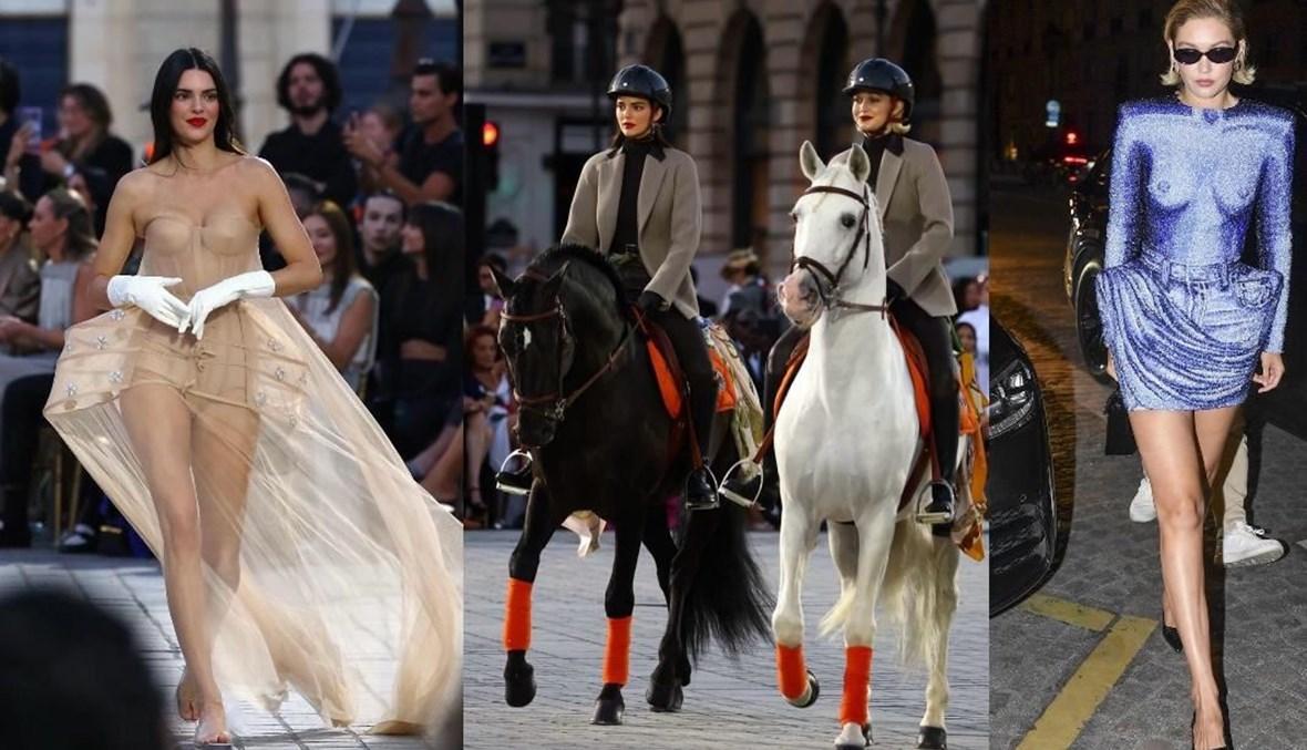 جيجي حديد وكيندال جينر تسرقان الأضواء في حفل Vogue World