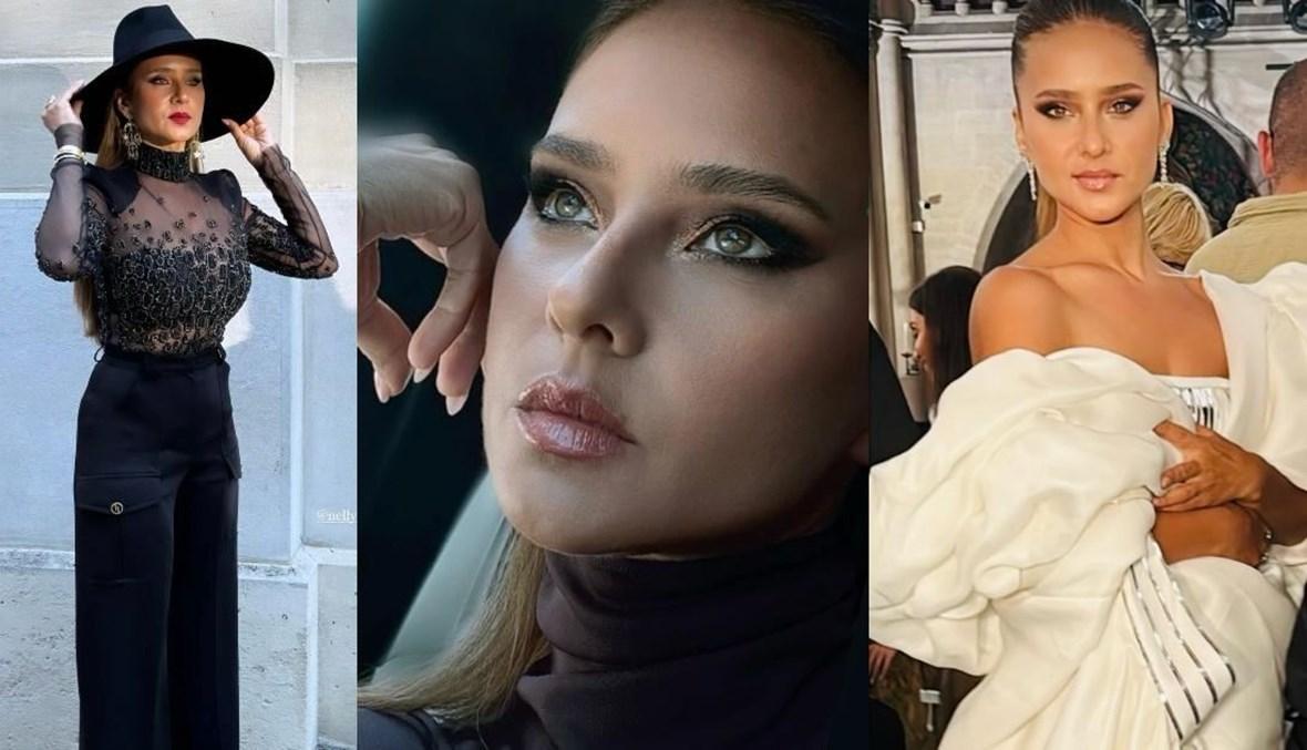 نيللي كريم تغزو العروض الباريسيّة بإطلالاتها الأنيقة واللافتة