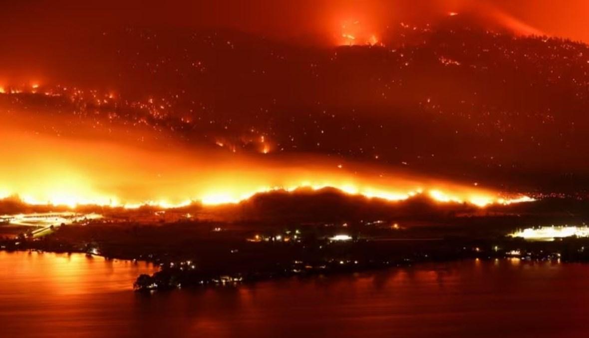 بسبب الحرائق... إجلاء تسعة آلاف شخص في كندا