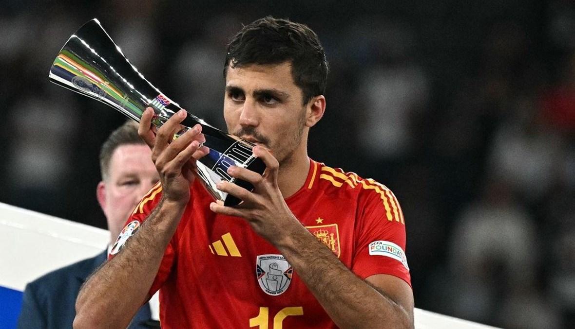 الإسباني رودري أفضل لاعب في يورو 2024