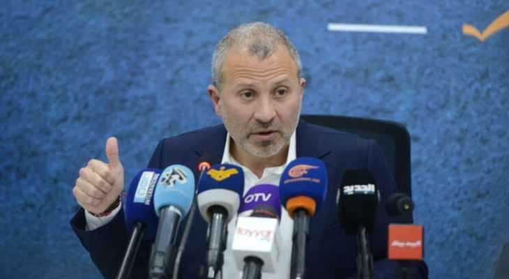 باسيل: الفراغ الرئاسي لن ينسينا الانهيار المالي قضية أموال المودعين