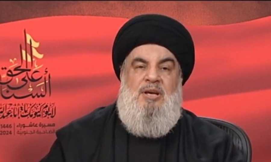 نصرالله في مسيرة عاشوراء: إسرائيل تعيش أسوأ الأوضاع والحالات