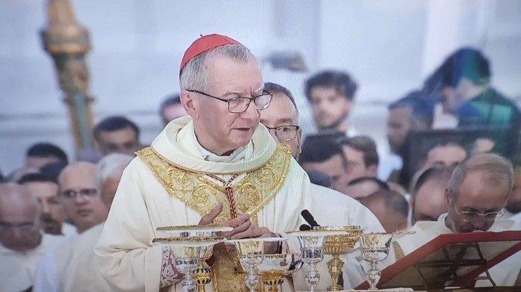الكاردينال بارولين يترأس قداسا إلهيا في باليرمو احتفالا بالقديسة روزاليا
