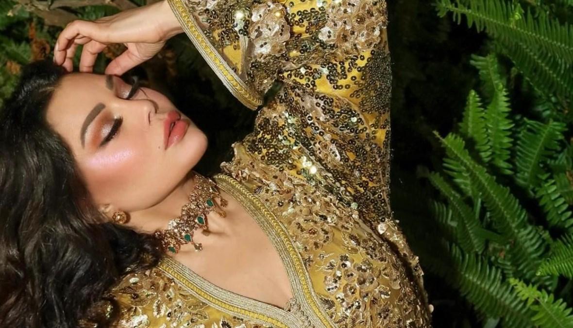 هيفاء وهبي بالقفطان المغربي من فاطمة الزهراء الفيلالي الشفيق