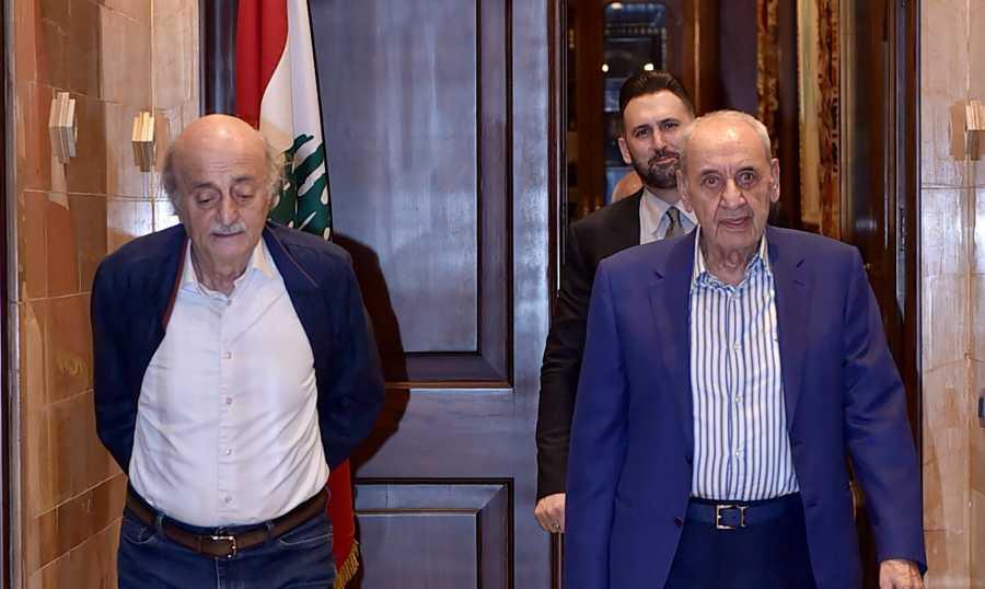 جنبلاط من عين التينة: لن نفقد الأمل