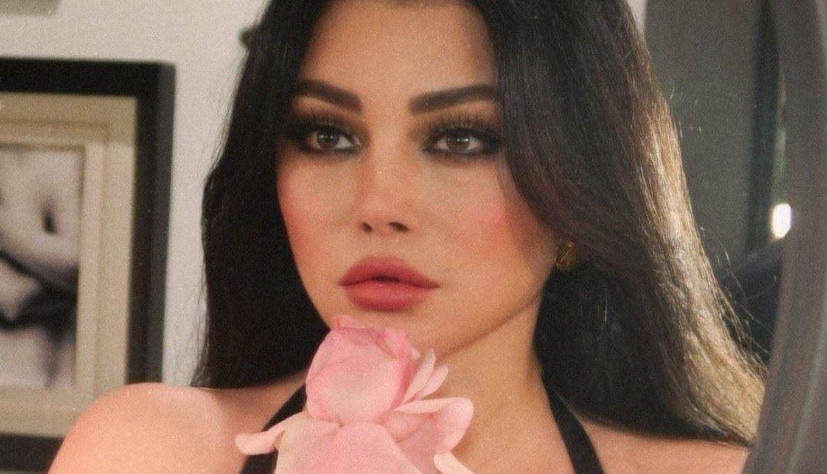 هيفا وهبي تتأنّق بالجلد الأسود من بالمان