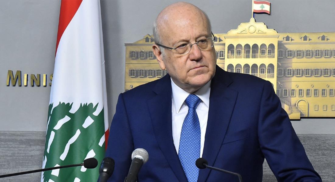 ميقاتي يندد بالغارتين الاسرائيليتين على النبطية ويتصل بجيفرز: انتهاك إضافي للسيادة اللبنانية