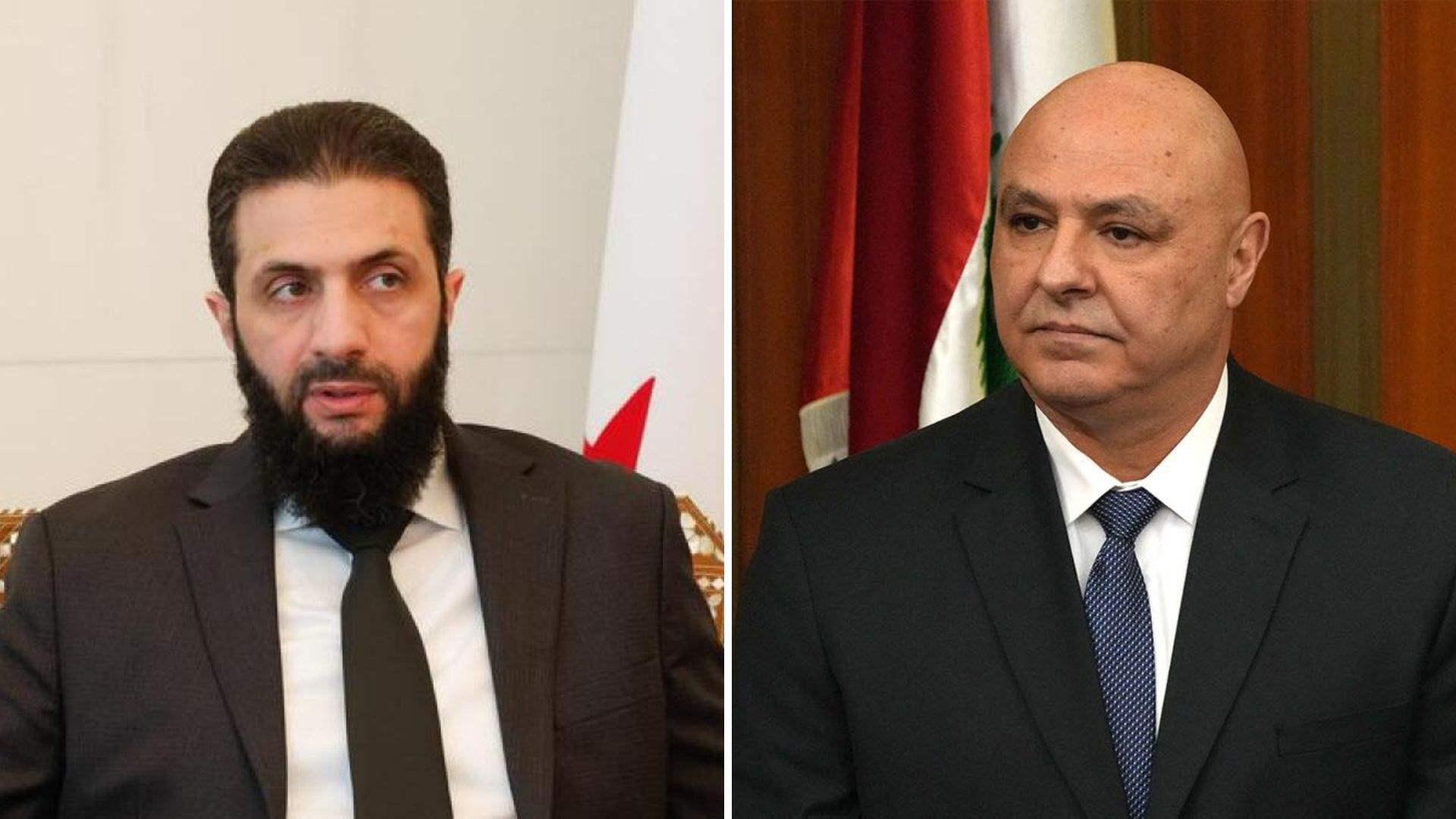 عون اتصل بالشرع مهنئا.. واتفاق على التنسيق لضبط الوضع على الحدود