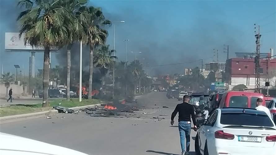 اغتيال قيادي عسكري في حماس في غارة استهدفت سيارته في صيدا
