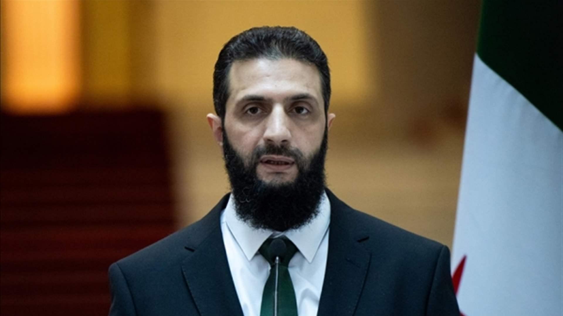 انطلاق أعمال مؤتمر الحوار الوطني السوري... الشرع: وحدة السلاح واحتكاره بيد الدولة هو واجب وفرض