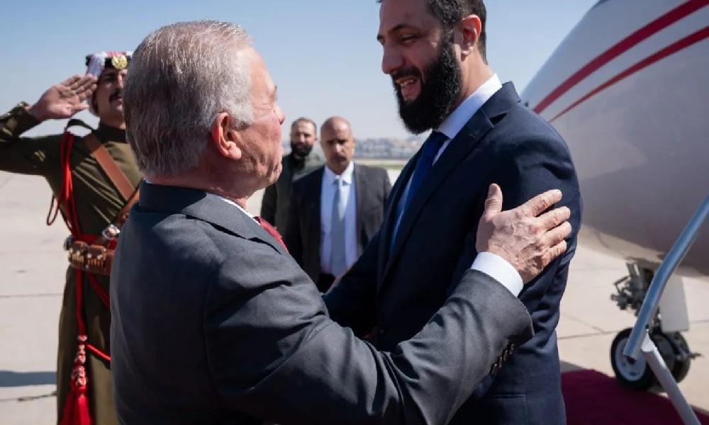 ثالث محطة خارجية... الشرع في الأردن