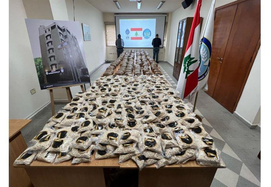 توقيف شبكة تهريب مخدرات في زحلة وضبط كمية كبيرة من الكبتاغون والحشيشة
