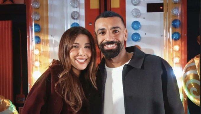 محمد صلاح ونانسي عجرم معاً مجدداً نجما الرياضة والفن يلتقيان مجدداً