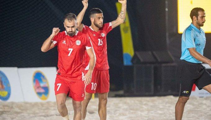 حارس منتخب لبنان يسجل هدفاً رائعاً في كأس آسيا لكرة القدم الشاطئية