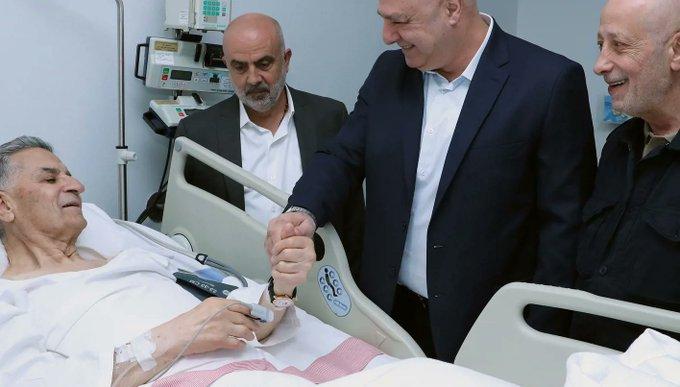 بعد خضوع الراعي لجراحة في الورك... عون يزوره في المستشفى مطمئناً إلى صحته